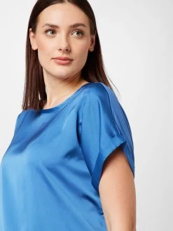 Blouses Met Korte Mouw Blouse VIELLETTE Dames Blauw -Vila 196e22720a7b64e38ff674628c662fa4