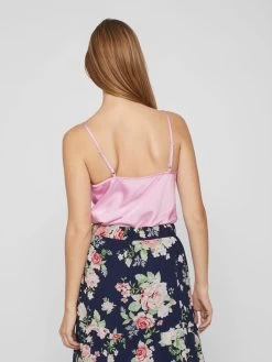 Spaghetti Tops Top Dames Pink -Vila 199f86af7faeaefc8a14a26b18be6381
