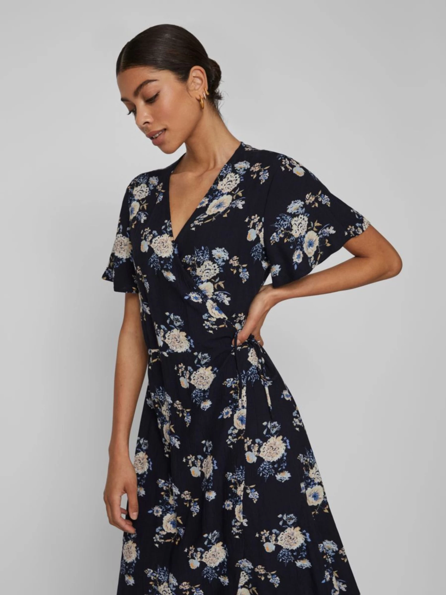 Vila Mini Jurken Jurk Dames Marine / Navy / Lichtblauw 9 Vila Mini Jurken Jurk Dames Marine / Navy / Lichtblauw - Afbeelding 7