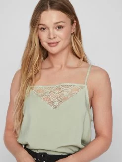 Vila Blouse Tops Blouse Nula Dames Pastelgroen -Vila 1a082e1a6c0132c918e17551e811295e