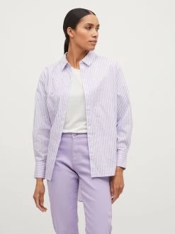 Vila Overhemden Blouse Nicoline Dames Lavendel -Vila 1afb152299537db491fffa480ba6a9a8