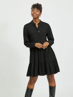 Vila Blousejurken Blousejurk Morose Dames Zwart 11 Vila Blousejurken Blousejurk Morose Dames Zwart -Vila 1b790fb159a5d3bc63a98ce83ba2e0b2