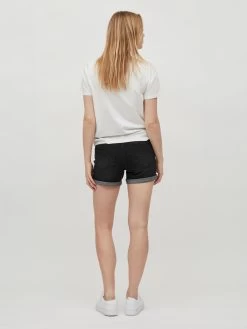 Vila Denim Shorts Regular Jeans Dina Dames Zwart -Vila 1c32acd57218b1aa21be1d3d5f2400a5
