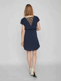 Vila Mini Jurken Jurk Dames Navy -Vila 1c45eaee32ccddd46bc18626f497da2e