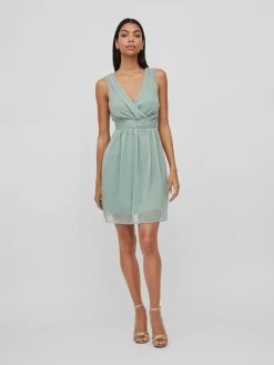 Vila Mini Jurken Jurk Dames Mintgroen -Vila 1ce3d6d715ed6d5a019a9631e5e40b4d