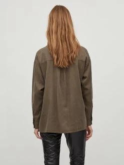 Vila Overhemden Blouse Bista Dames Olijfgroen 13 Vila Overhemden Blouse Bista Dames Olijfgroen -Vila 1d430c716d843879ea2bc4229cc087a5