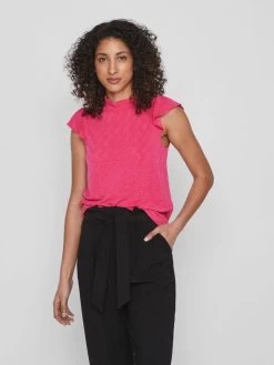 Vila Blouse Tops Blouse Dames Pink -Vila 1e373866128f4abe1cb60cb192a9e0c4