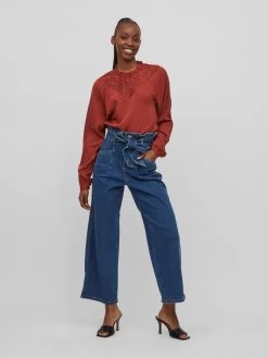 Vila Kanten Blouses Blouse Suvita Dames Rood 13 Vila Kanten Blouses Blouse Suvita Dames Rood -Vila 1e4d3b96e8cbb66bd6bd6cf231ff521b