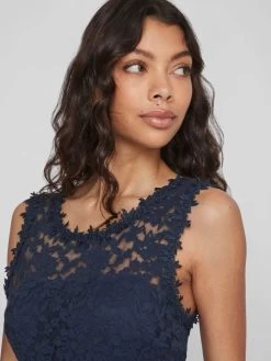 Vila Avondjurken Avondjurk Dames Blauw -Vila 1e98135f0cf8ce8e003b58c9e716f013