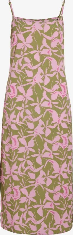 Vila Midi Jurken Jurk Belina Aja Dames Groen