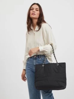 Vila Shoppers Shopper Bora Dames Zwart -Vila 1ed77866552a67b6d128e802c99a4174