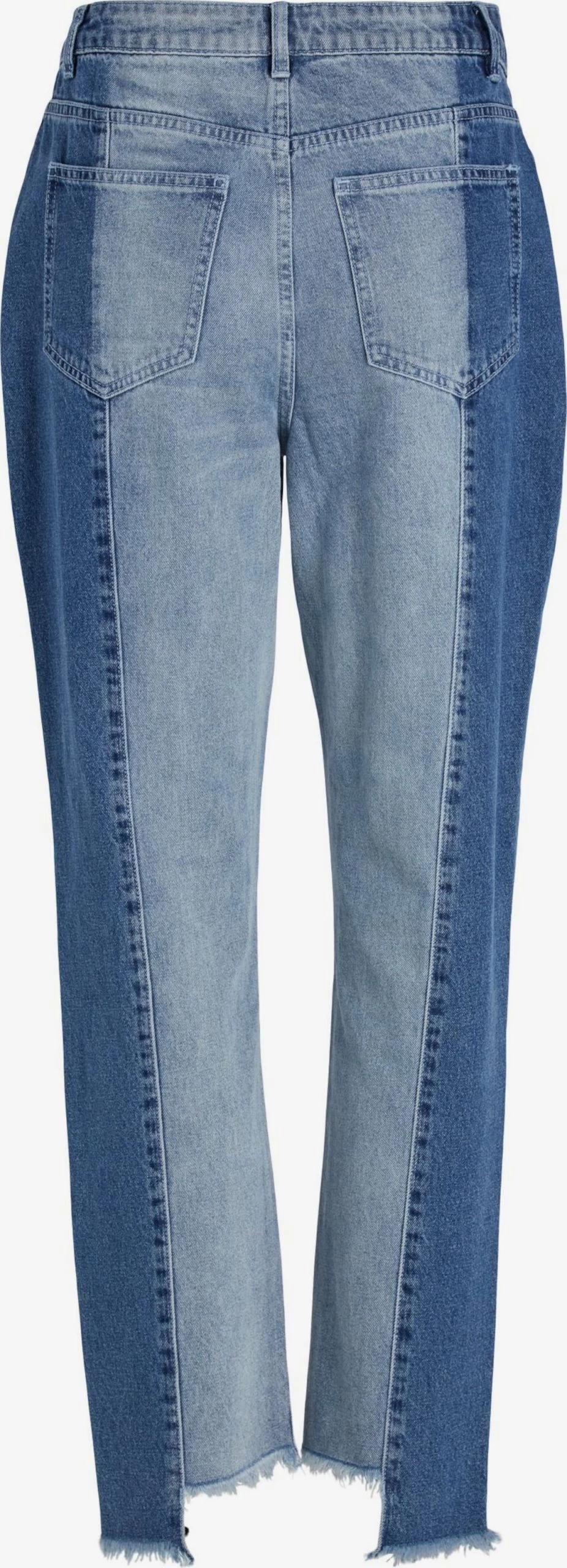 Vila Straight Regular Jeans Stray Dames Donkerblauw 4 Vila Straight Regular Jeans Stray Dames Donkerblauw - Afbeelding 2