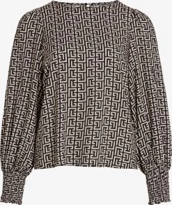 Vila Blouseshirts Blouse Bana Dames Zwart