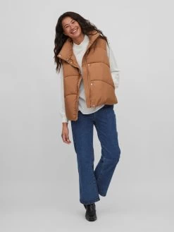 Vila Bodywarmers Bodywarmer Dames Cognac 11 Vila Bodywarmers Bodywarmer Dames Cognac -Vila 2006ffb79584be5333999705584cd3d7