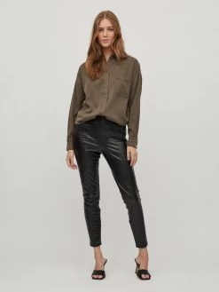 Vila Overhemden Blouse Bista Dames Olijfgroen 12 Vila Overhemden Blouse Bista Dames Olijfgroen -Vila 207a2bc68d411b37e8f1fe8001906524