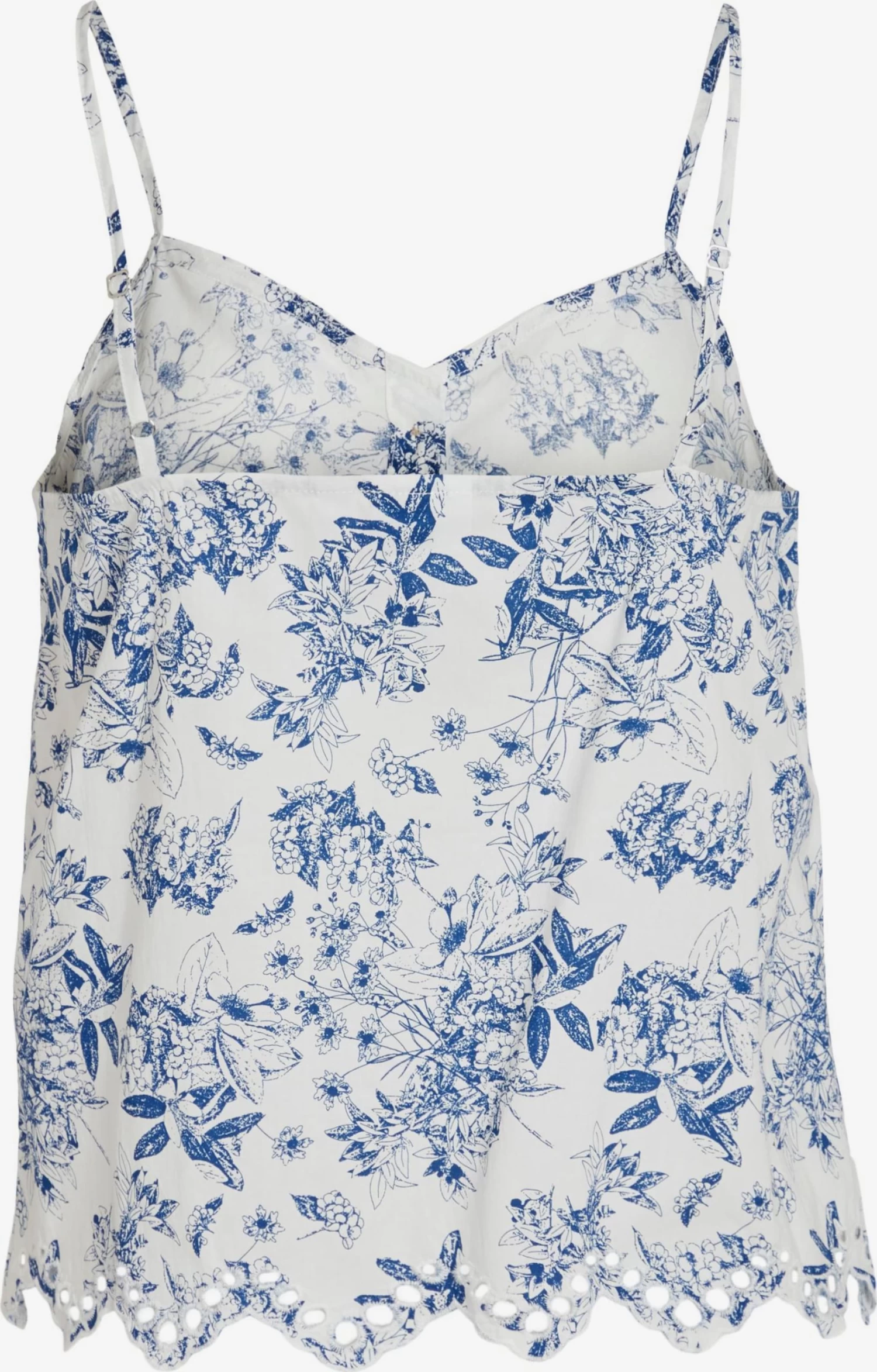 Vila Spaghetti Tops Top Camelina Dames Wit 4 Vila Spaghetti Tops Top Camelina Dames Wit - Afbeelding 2