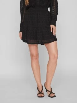 Vila Mini Rokken Rok Chikka Dames Zwart -Vila 20bfd302f6326a68d7915dabc86cfe50