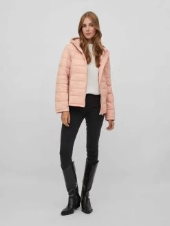 Vila Winterjassen Winterjas Dames Roze -Vila 21da807f386b028e3aeacbf79c569afb