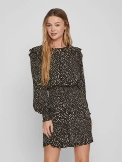 Vila Blouses & Tunieken Blouse Dames Zwart -Vila 21efd16b41adf32c2aef68551d891912