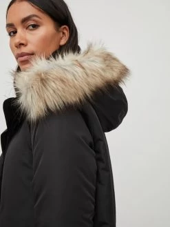 Vila Winterjassen Winterjas Loui Dames Zwart -Vila 22bef6c7842399cbf85d287ea2e62f17