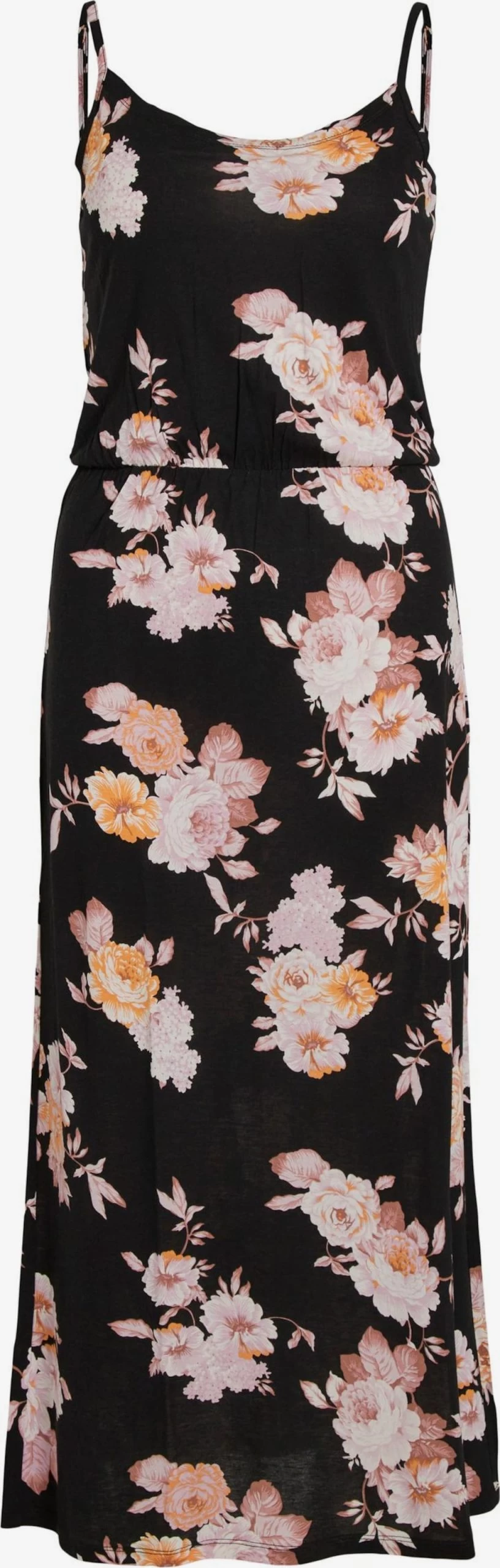 Jerseyjurken Jurk KAMI Dames Zwart 3 Jerseyjurken Jurk KAMI Dames Zwart