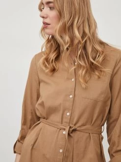 Vila Blousejurken Blousejurk Dames Lichtbruin 15 Vila Blousejurken Blousejurk Dames Lichtbruin -Vila 2442f3a985184f8309525bf27ee17e39