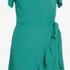 Vila Zomerjurken Zomerjurk Dames Jade Groen