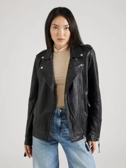 Leren Jassen Tussenjas BEA Dames Zwart -Vila 24998b2cd792e7a4a4c7e141dfa4f12e