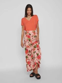 Vila Maxi Rokken Rok Mese Dames Pink 12 Vila Maxi Rokken Rok Mese Dames Pink -Vila 266b869708466841862d13bcef7fcd36