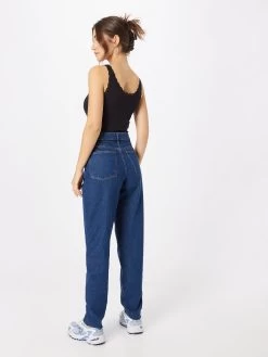 Vila Mom Jeans Loosefit Jeans Molly Dames Blauw -Vila 275575e5a47c17599126af123bd6a3c7