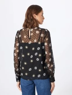 Vila Longsleeves Shirt VISUN EDEE Dames Zwart -Vila 277d585276959921314c5d72a2a042a7