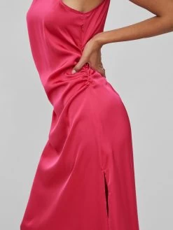 Vila Maxi Jurken Jurk Ravenna Dames Magenta -Vila 2865261457d48009f90307231391f95f