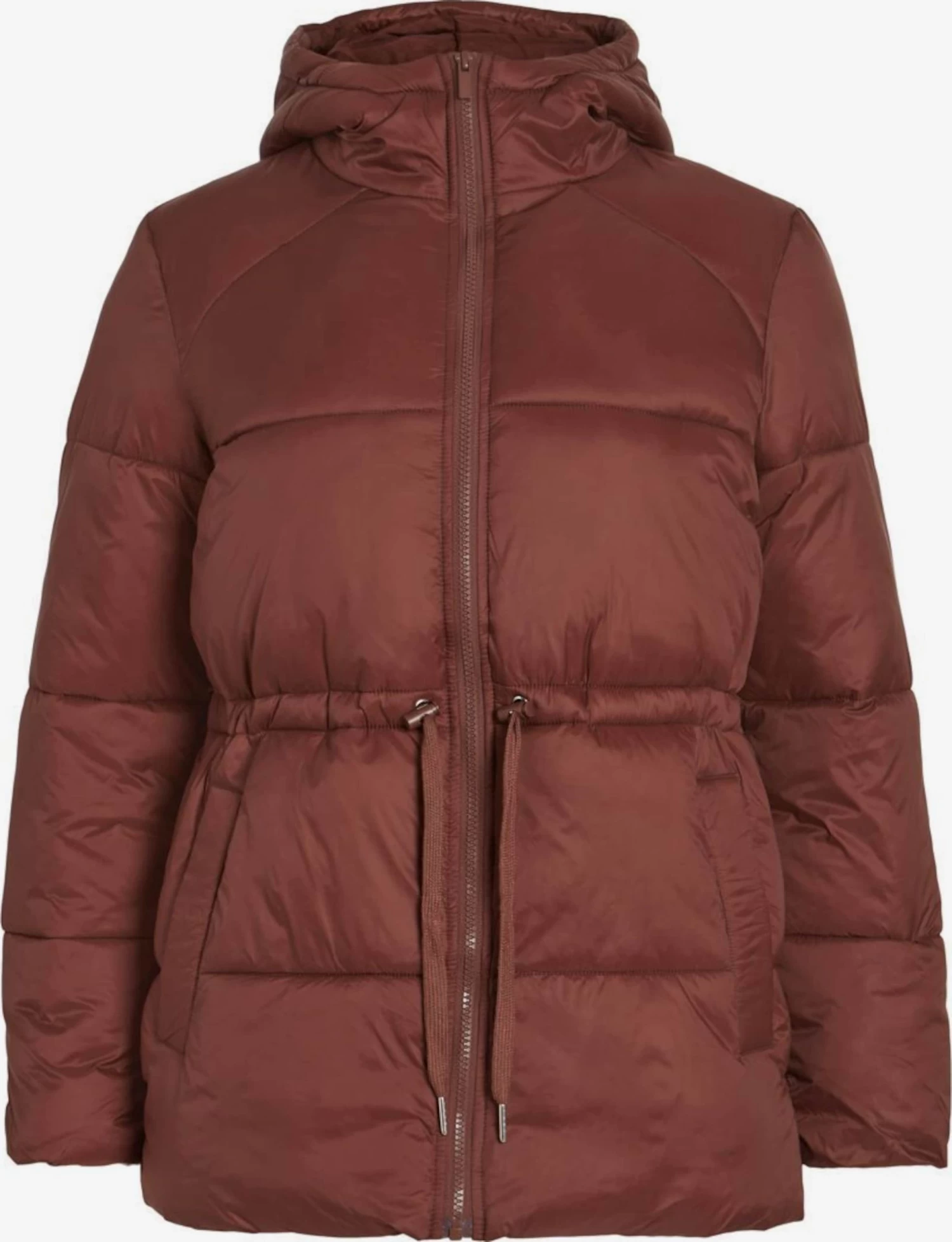 Vila Winterjassen Winterjas Petite Dames Bruin 3 Vila Winterjassen Winterjas Petite Dames Bruin