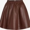 Vila Leren Rokken Rok Dagmar Dames Chocoladebruin -Vila 294cd8a4a34b6870a5eb914219d661d2