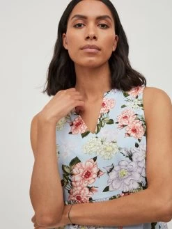 Vila Blousejurken Blousejurk Dames Pastelblauw 12 Vila Blousejurken Blousejurk Dames Pastelblauw -Vila 296910ddfbaada68297dcb561e30e368