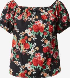 Vila Blouses Met Korte Mouw Blouse MIE Dames Zwart