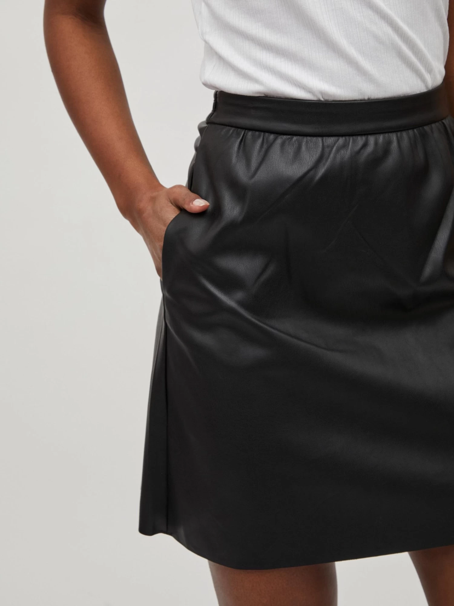 Vila Mini Rokken Rok Dames Zwart 8 Vila Mini Rokken Rok Dames Zwart - Afbeelding 6