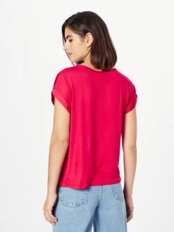 Vila T-shirts Shirt Dames Framboos 10 Vila T-shirts Shirt Dames Framboos -Vila 2a578a1c252019ed5159c1e206888efe