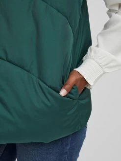 Vila Bodywarmers Bodywarmer Dames Donkergroen -Vila 2a972503d9cfef3b2b4d16d38740387f