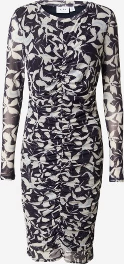 Vila Mini Jurken Jurk AVA Dames Navy / Lichtblauw