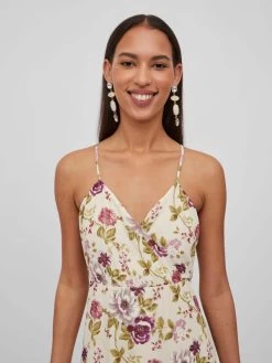 Vila Maxi Jurken Jurk Ura Dames Camel / Sand -Vila 2b133b32eeafebe64cce370214ecbadc