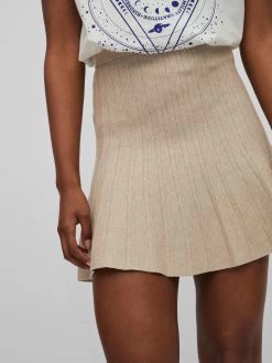 Vila Mini Rokken Rok Sachin Dames Donkerbeige -Vila 2bd09294f968bc97ff82b77779adf5cf