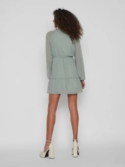 Vila Mini Jurken Jurk Dobby Dames Pastelgroen 12 Vila Mini Jurken Jurk Dobby Dames Pastelgroen -Vila 2c07c02e1492374257dc0202e935c04a