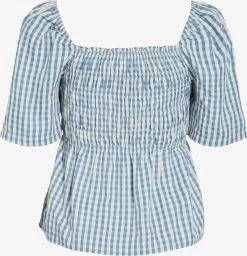 Vila Blouses Met Korte Mouw Blouse BEA Dames Blauw
