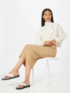 Vila Midi Rokken Rok LANO Dames Camel -Vila 2e5fa715509496047c234c7dda897a1b