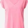 Vila T-shirts Shirt Dames Lichtroze -Vila 2e9b06f695d4bef6c3f0b35cc0baf2de