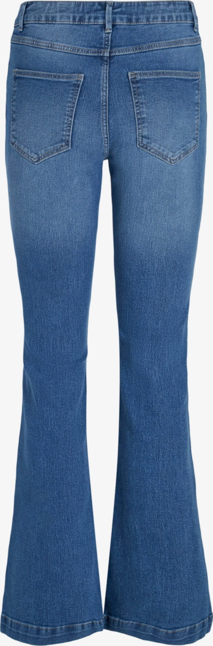 Vila Bootcut Flared Jeans Flour Sine Dames Blauw 4 Vila Bootcut Flared Jeans Flour Sine Dames Blauw - Afbeelding 2