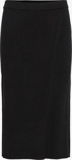 Vila Midi Rokken Rok Comfy Dames Zwart