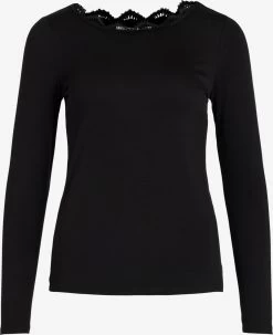 Vila Longsleeves Shirt SASSI Dames Zwart