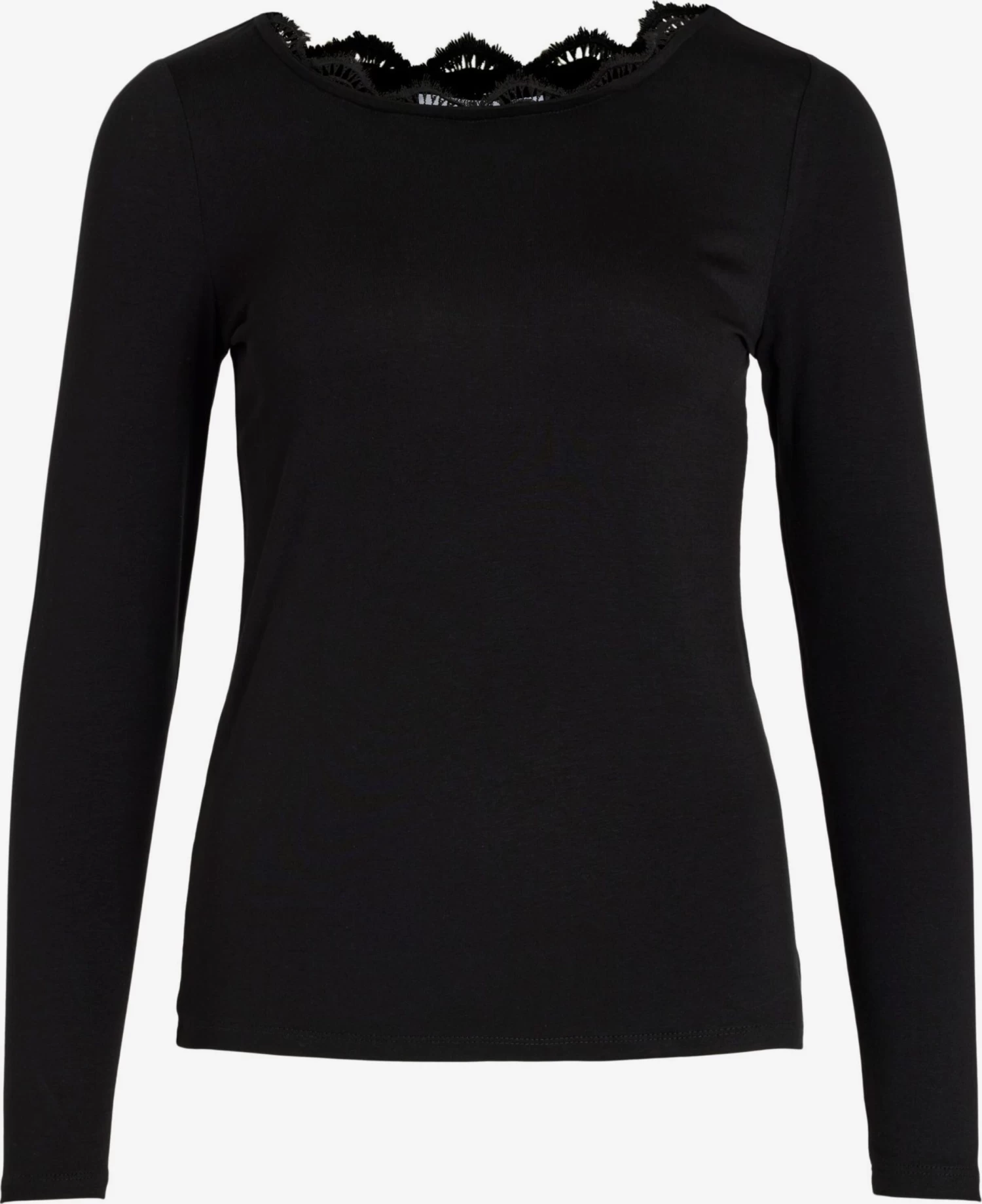 Vila Longsleeves Shirt SASSI Dames Zwart